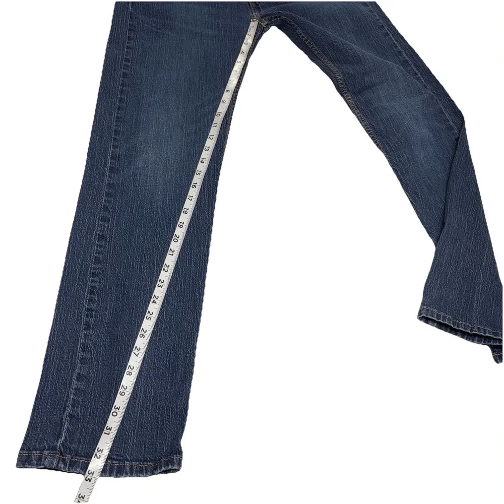 Levis 505 Jeans Mens 34x34 (Act 32x33)‎ Regular Fit Straight Leg Dark Wash Denim